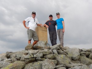 Summiting Mt. Townsend at 2,209 metres, quite a scramble to the top