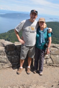 Great views form the top of Mt. Constitution 