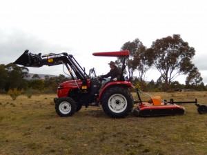 Boys and their toys - but this one is big and red and shiny and makes a lot of noise