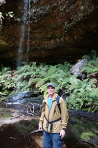 We made it! After a spectacular walk under the ridge line we made it to the base of Deane's Creek Falls