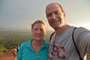 On top of the world - the views from the top of Sigiria in the late afternoon light were stunning