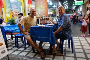 Front row seats for a night of drinks, food and parade