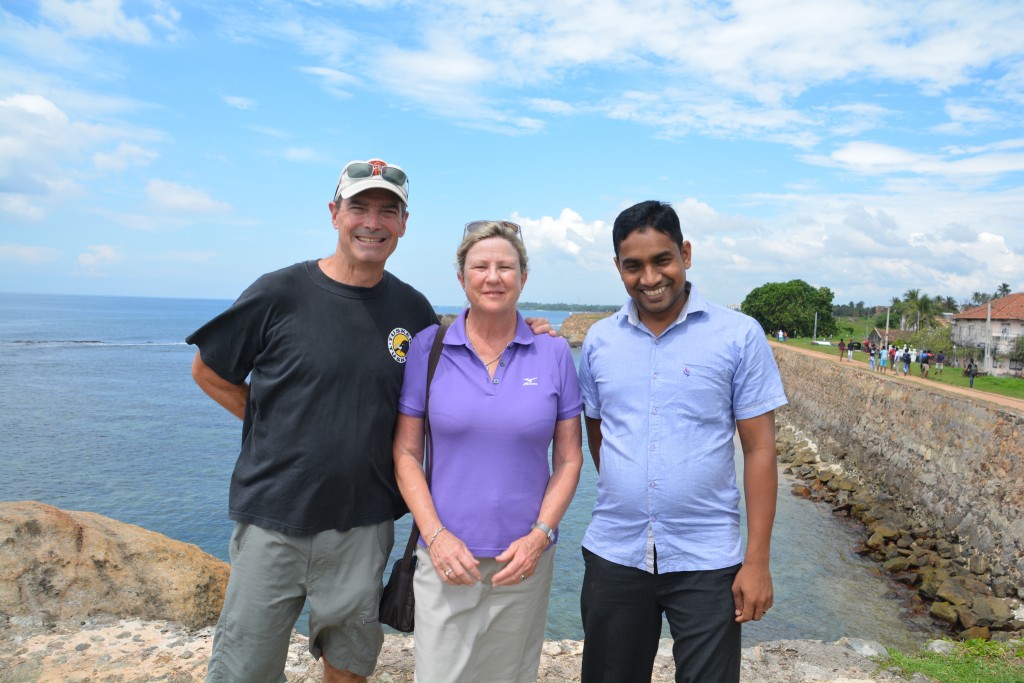 Bill, Julie and our ever-reliable driver and guide - Mr. T