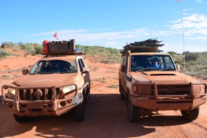 Our vehicles had to endure a lot of mud in addition to hundreds of sand dunes every day. 