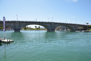 Okay, this is very touristy but we stopped to admire the slightly misplaced London Bridge