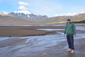 The little creek of cold snow melt was easily negotiated in bare feet