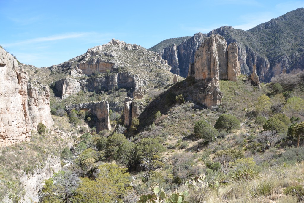 Dramatic mountain scenes formed eons ago