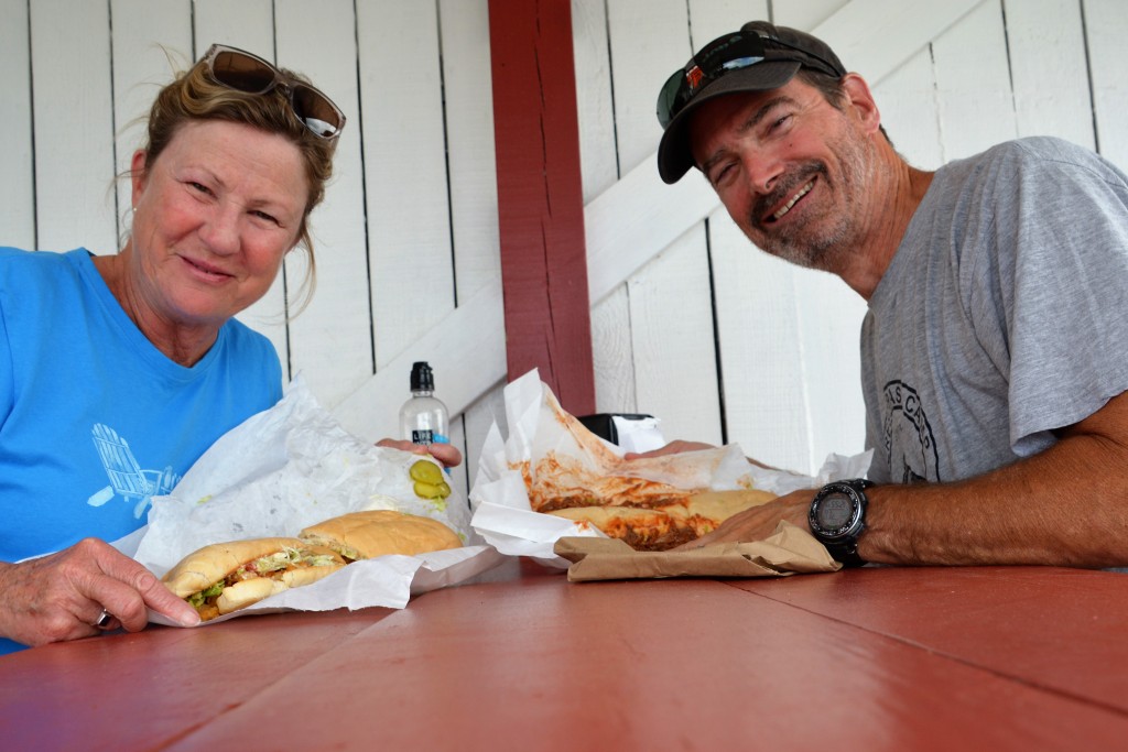 Don't let the Po Boy beat you! I think in our case we called it a draw