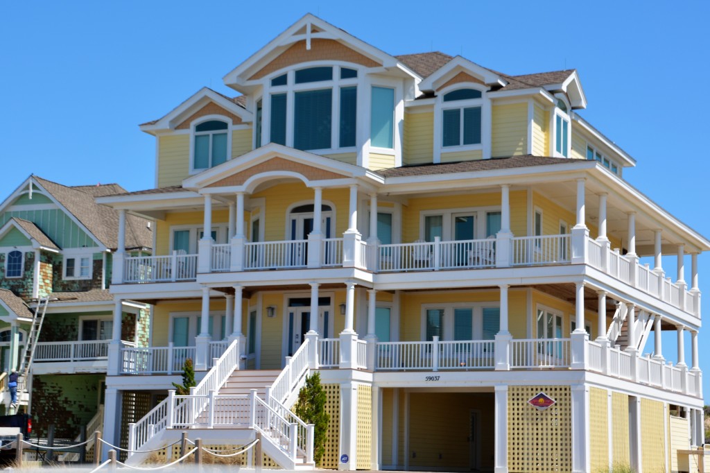 Nothing like a subtle little holiday home on the beach