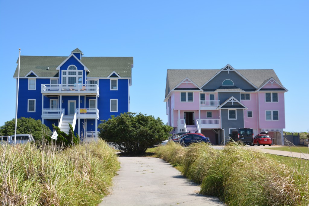 Perhaps you would prefer one of these His and Hers holiday shacks