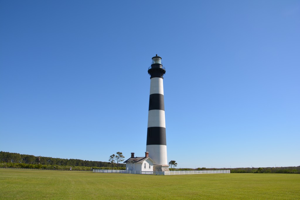 The lighthouse on Brodie Island