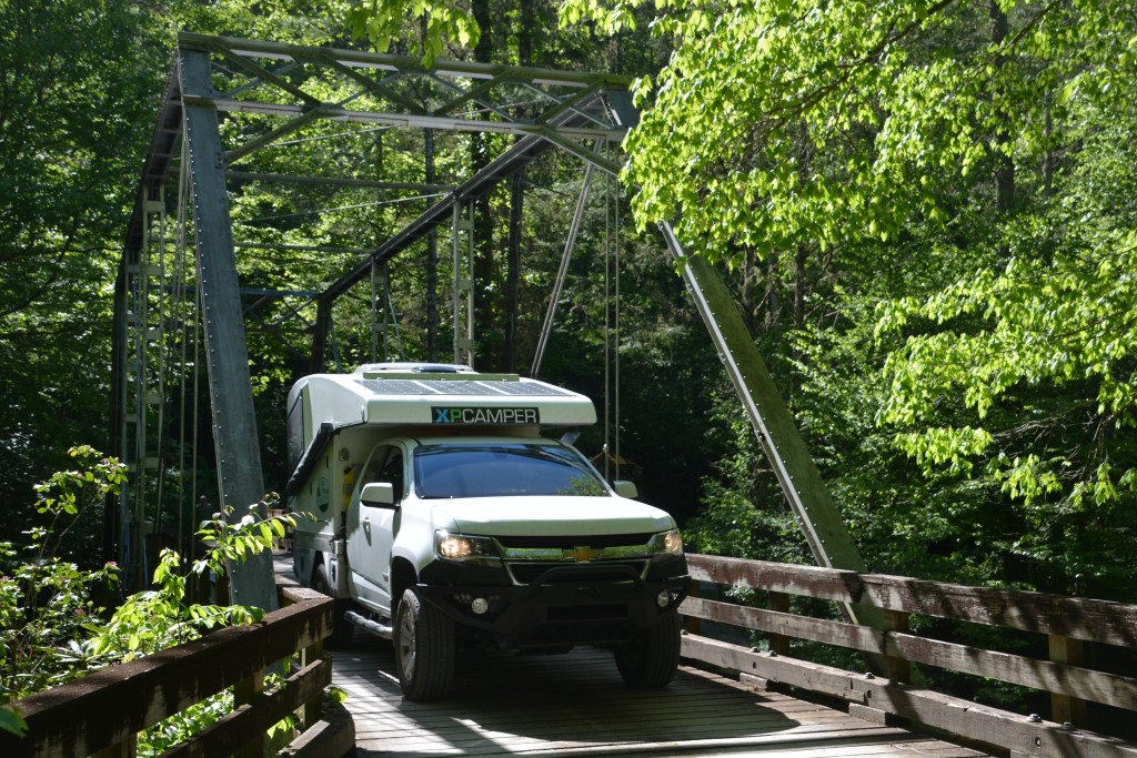 Some of the back tracks of the Smokys include old narrow bridges