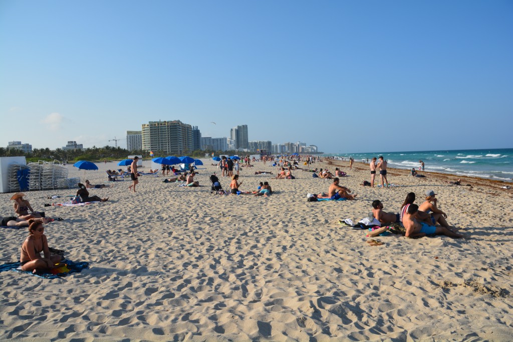 The famous South Beach of Miami