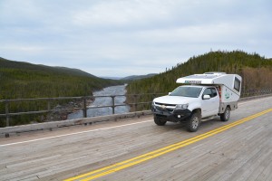 Big rivers flow through these mountains, all full from melted snow