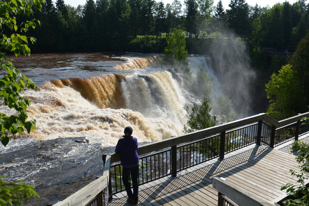 We camped one night near these falls and loved how we were able to get so close to them