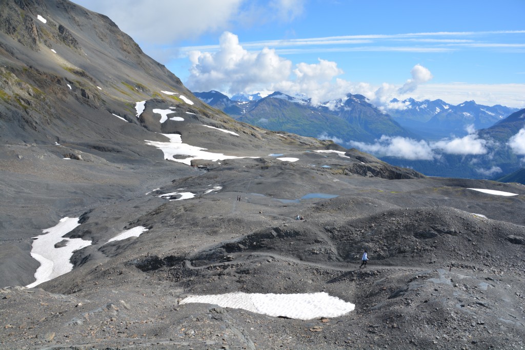 The walk back down gave a different view to this barren high-altitude land - great stuff