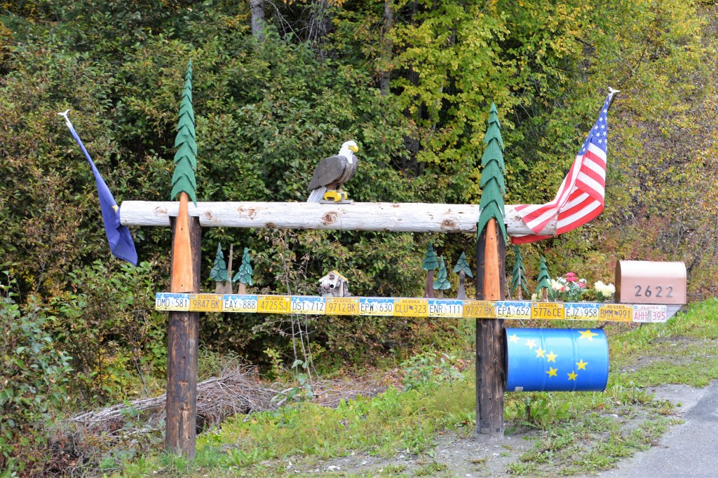 Some Americans take their patriotism to a new level at the mailbox