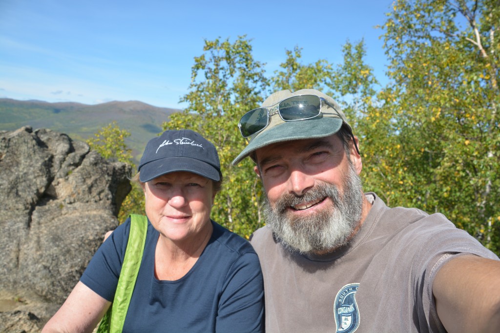 The summiteers - we made it to the top of these volcanic tors for some great views of the valley below