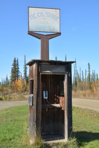 The town phone box in Circle...not sure if it really works