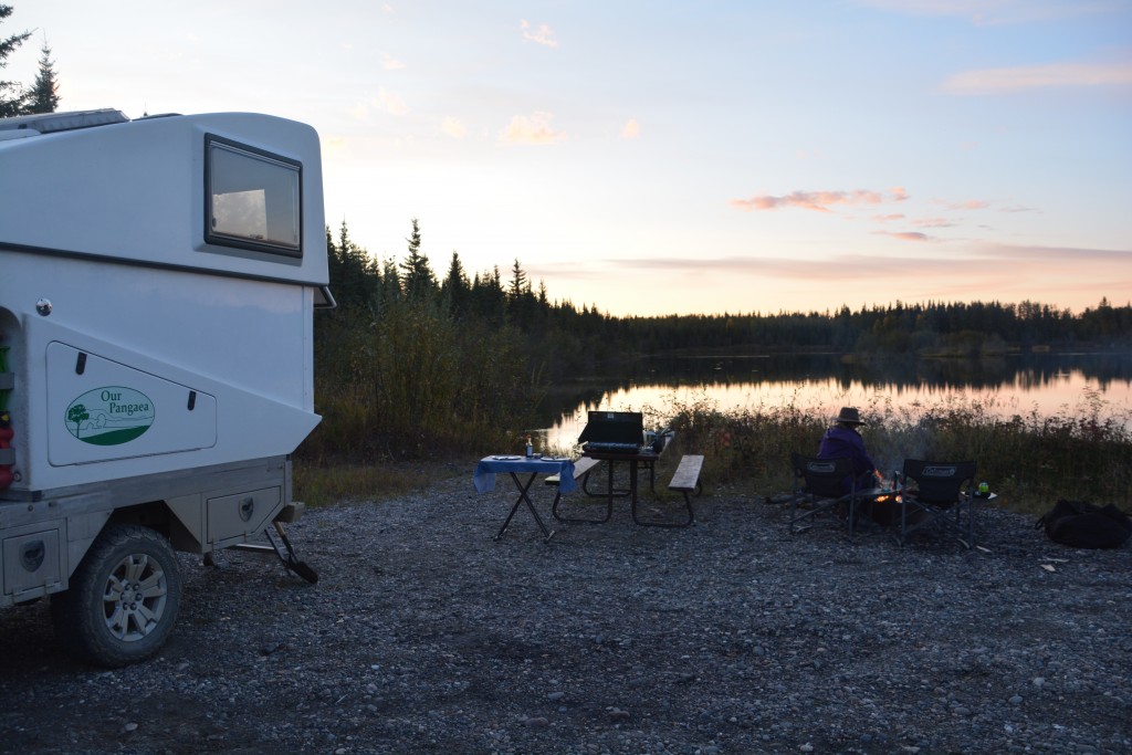 A beautiful late evening on Scout Lake south of Fairbanks