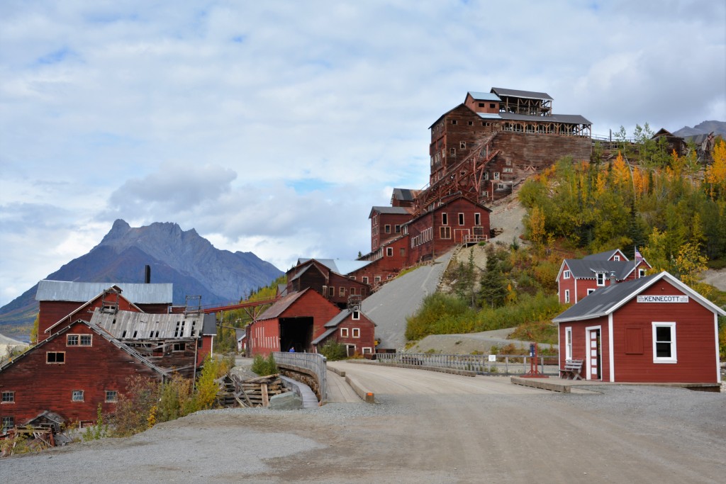 The proudly standing remains of the Kennecott copper mines - full of history and fortune for those who were involved