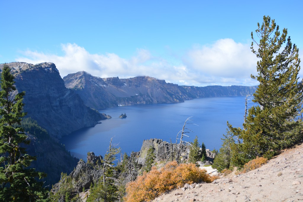 The clouds blew away and we drove around the rim which gave us stunning views at every turn