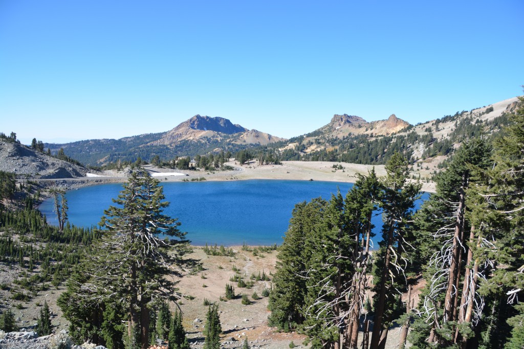 A beautiful lake near the top of Mt. Lassen 